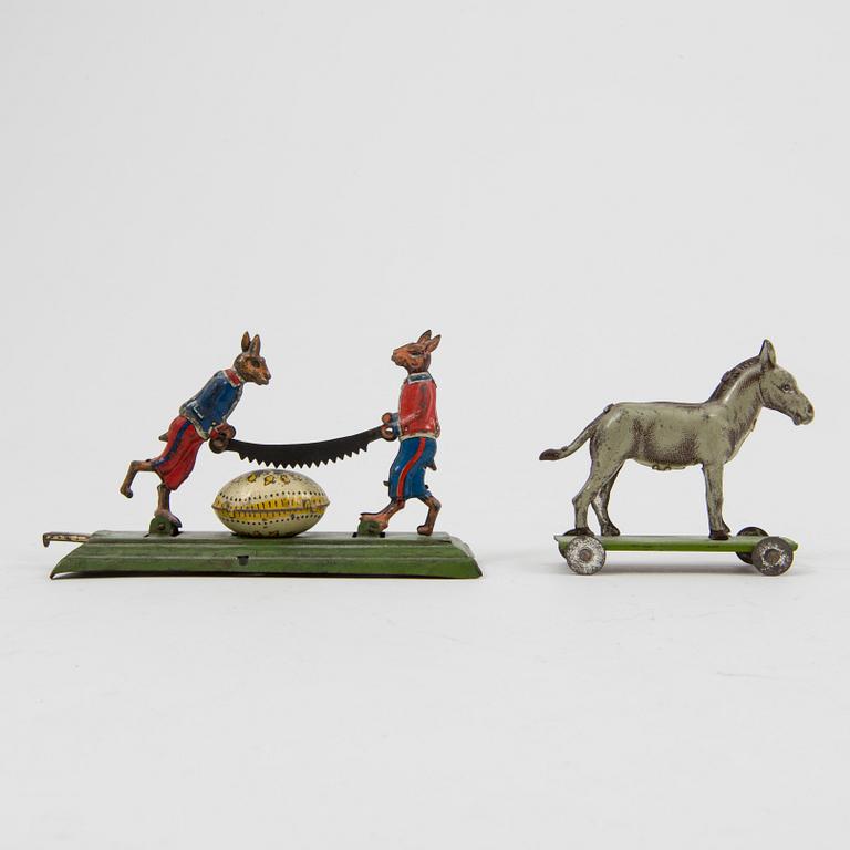 Two german tinplate Penny toys c. 1910.