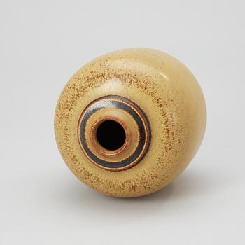 A Erik and Ingrid Triller stoneware vase, Tobo.