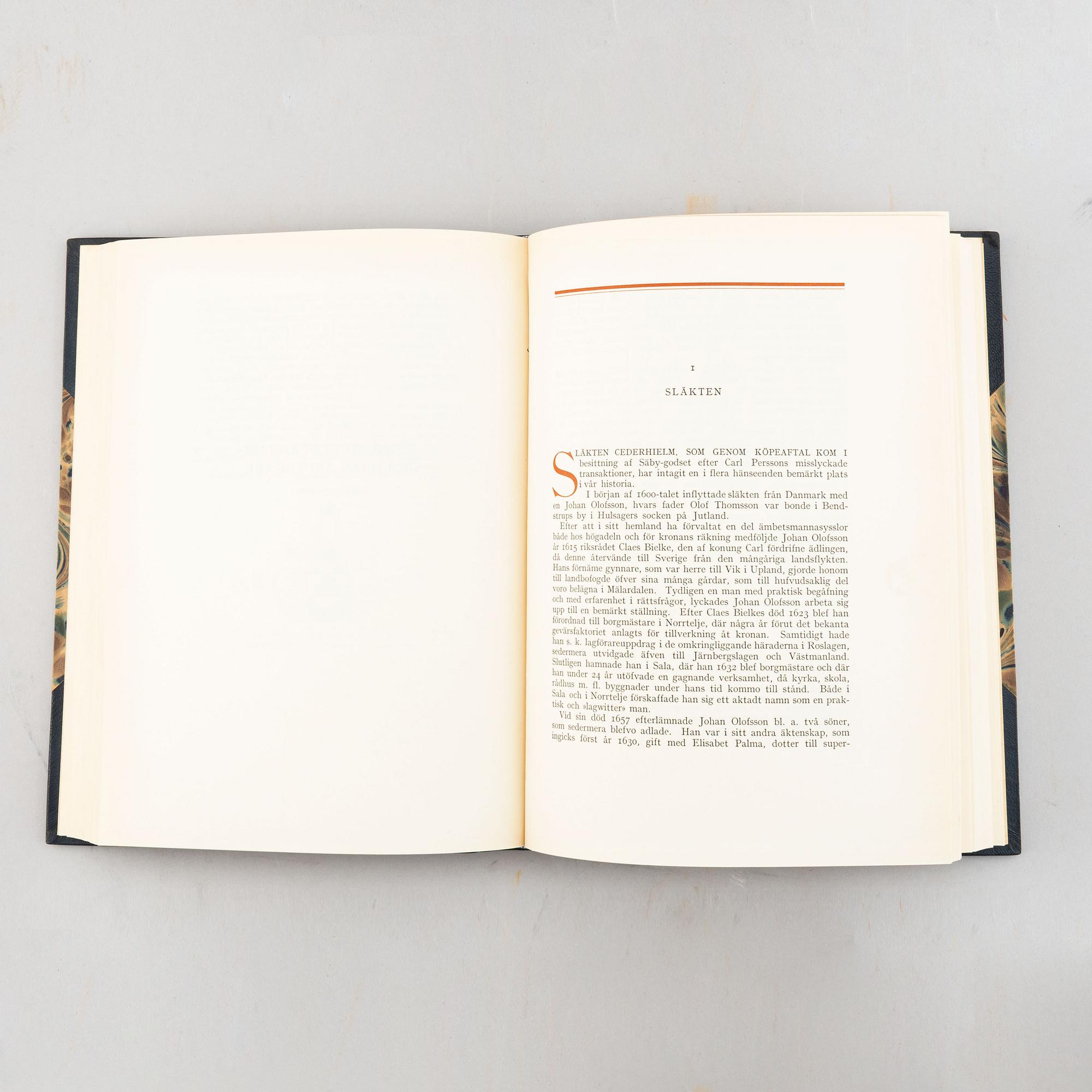 Bokverk, 3 volymer, "Bjärka-Säby och dess ägare", Holger Rosman, Svenska Kyrkans Diakonistyrelses Förlag, Stockholm 1923.