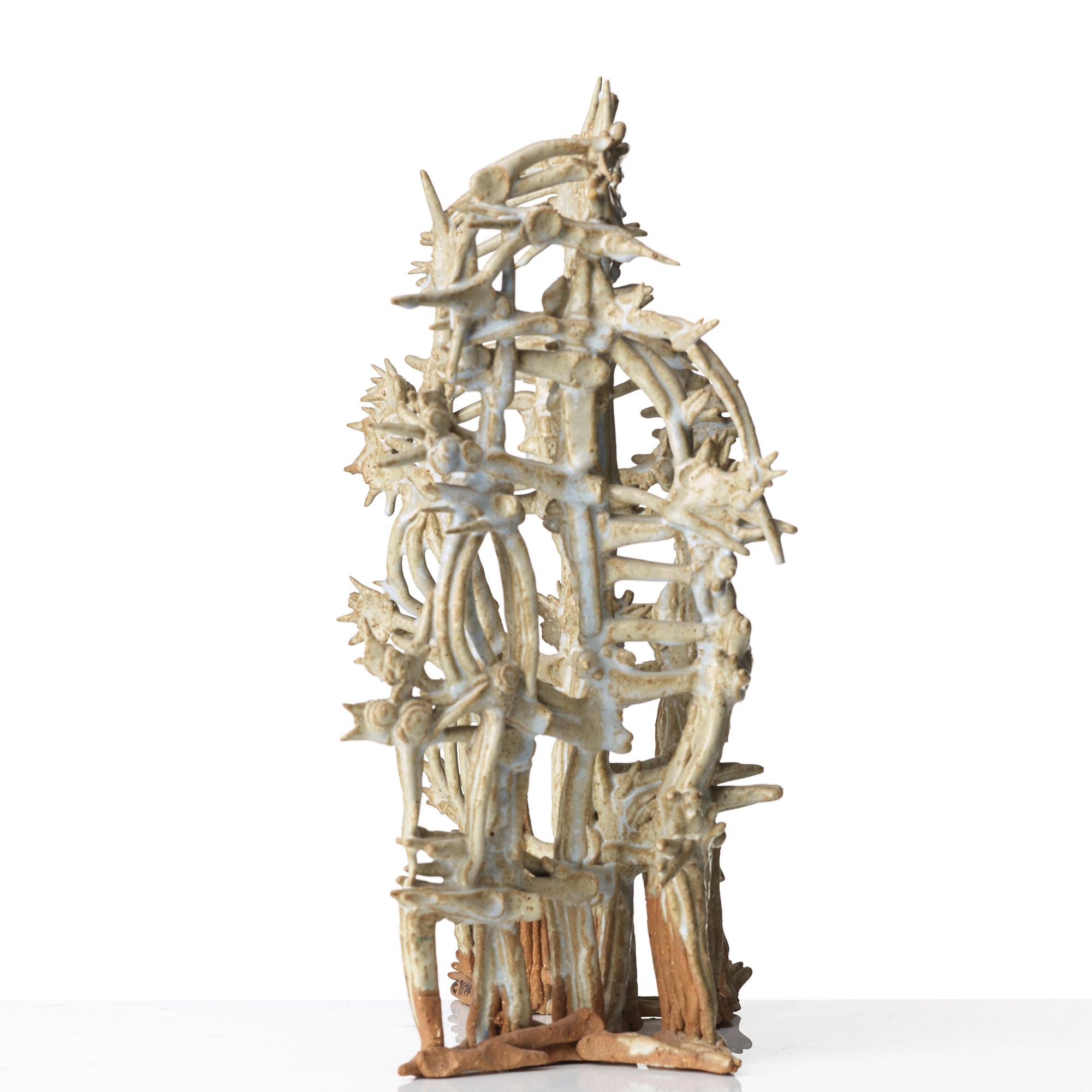 Hertha Hillfon, skulptur, egen ateljé, ca 1960.