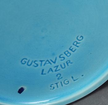 VASER 2 st, Stig Lindberg, Gustavsberg "Lazur" och Sven Jonsson.