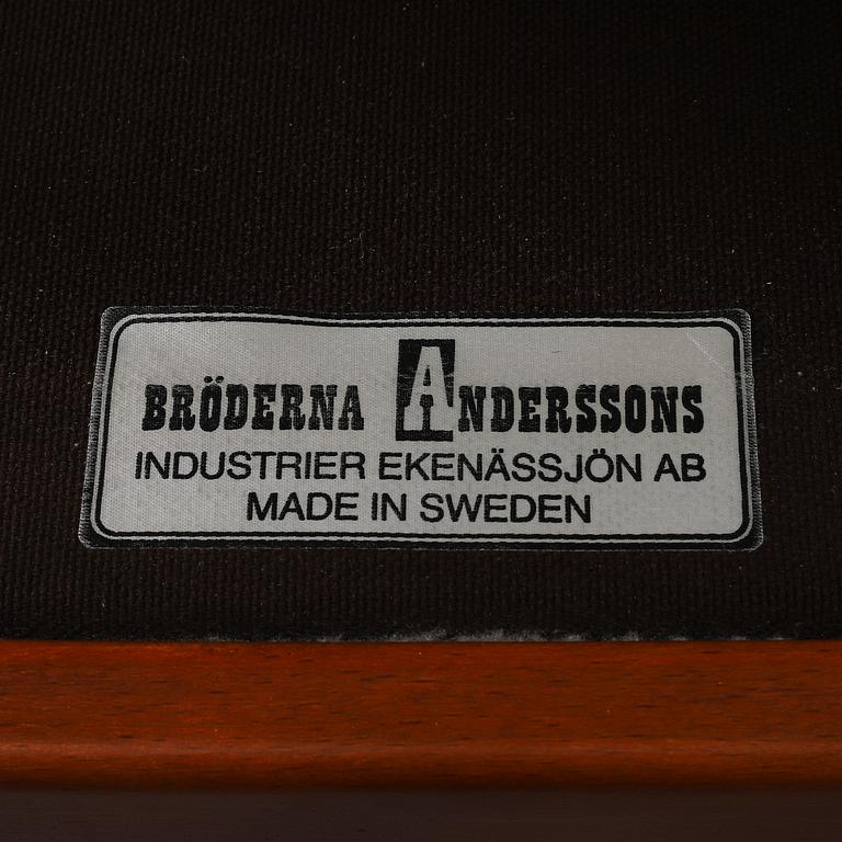 A pair of "Andorra" easy chairs from Bröderna Andersson, second half of 20th century.
