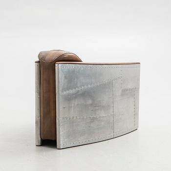 Timothy Oulton, armchair, "Tomcat", Artwood, 21st century.