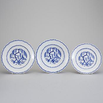 MATSERVISDELAR, 35 delar, flintgods, "India", Wilhelm Kåge, Gustavsberg, 1926-27.