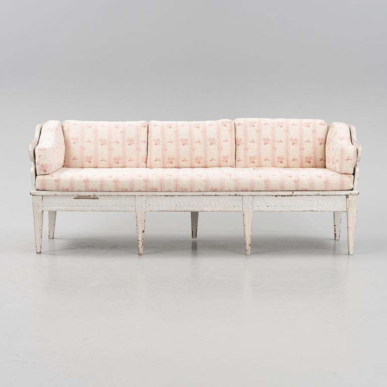 a gustavian sofa from the second half of the 18th century.