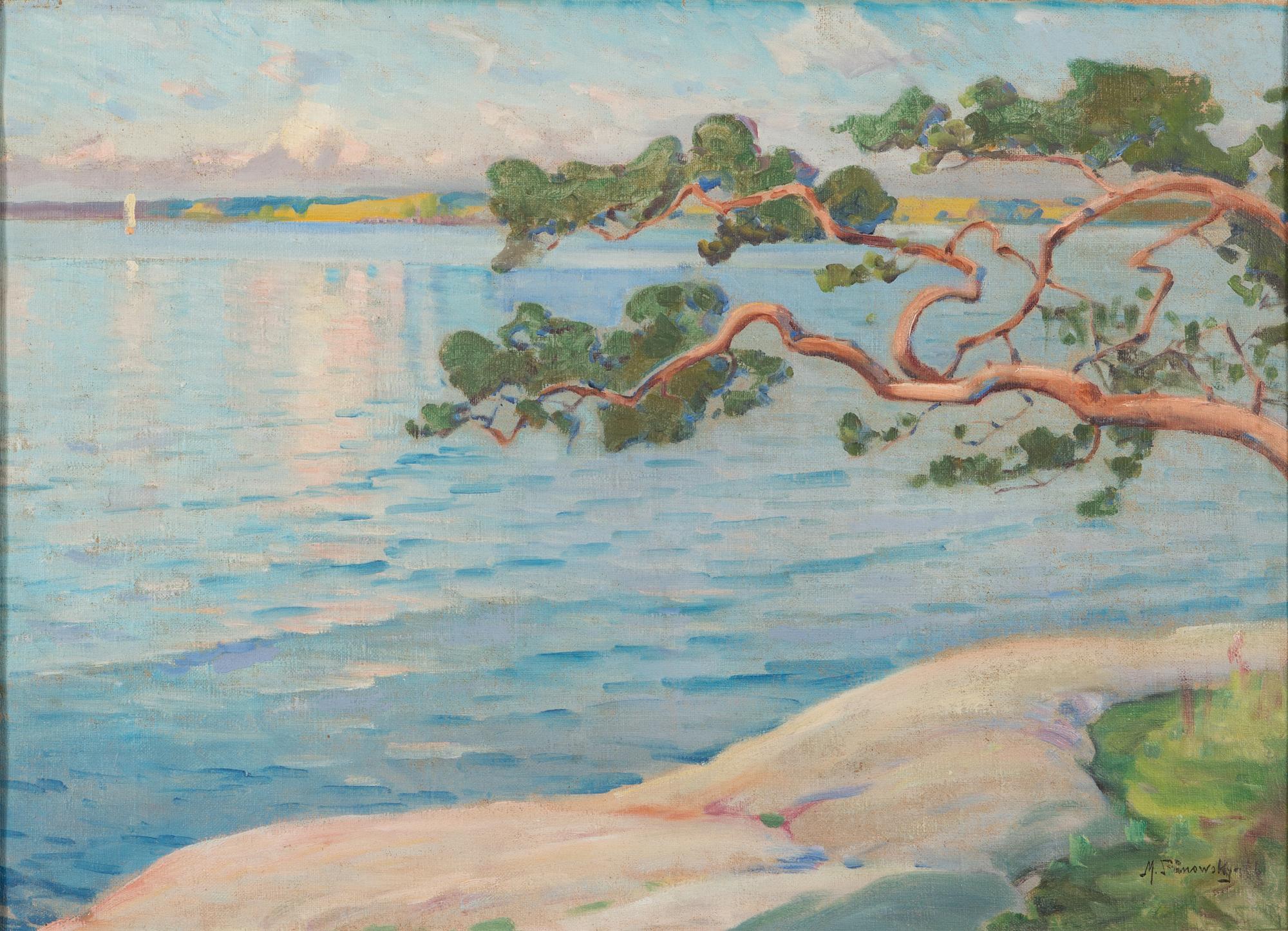 Mikael Stanowsky, oil on canvas, signed.