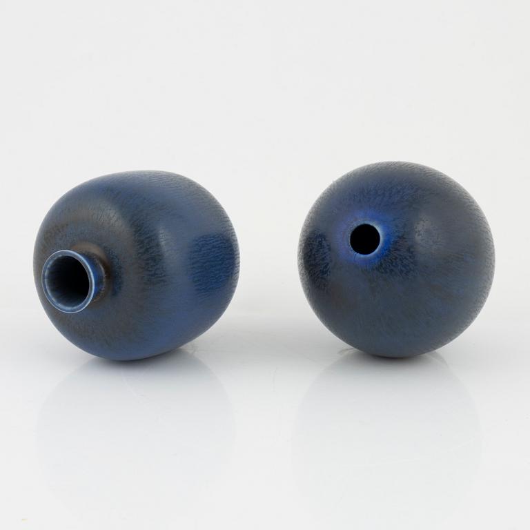 Berndt Friberg, vases, 2 pieces. Gustavsbergs studio.