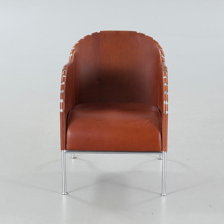 A "Bruno" lounge chair, designed by Mats Theselius for Källemo, around year 2000.