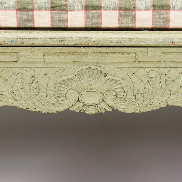 Trågsoffa, allmoge, 1800-talets senare hälft.