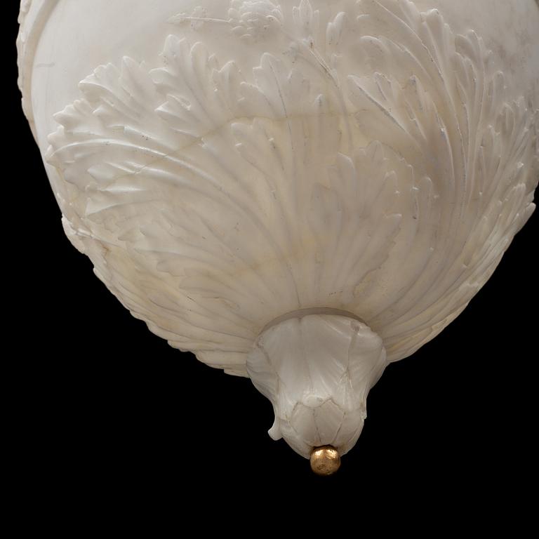 AMPEL, alabster, Empire, tidigt 1800-tal.