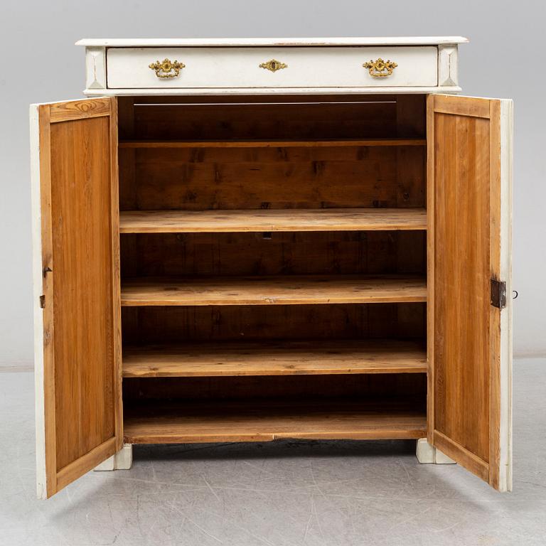 a painted cabinet from the second half of the 19th century.