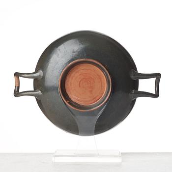 An Attic teracotta Kylix, Greece,  possibly 5th-3rd Century B.C.