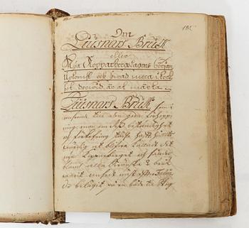 Lars Ericsson Odelstiernas bergsanteckningar.