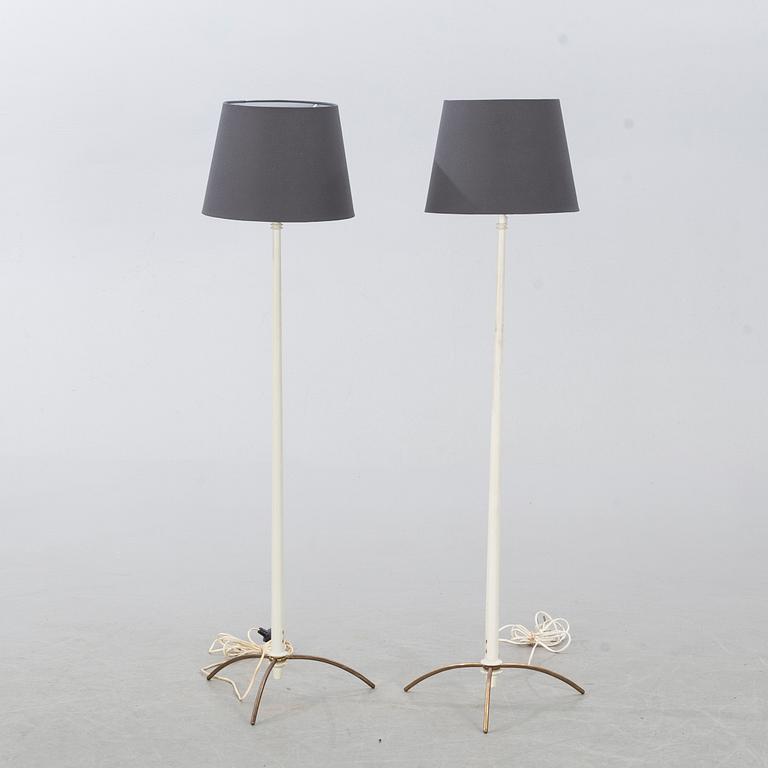 HANS-AGNE JAKOBSSON, a pair of floor lamps, second half of the 20th century.