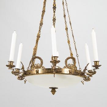 Taklampa / takampel, empirstil, 1900-talets mitt.