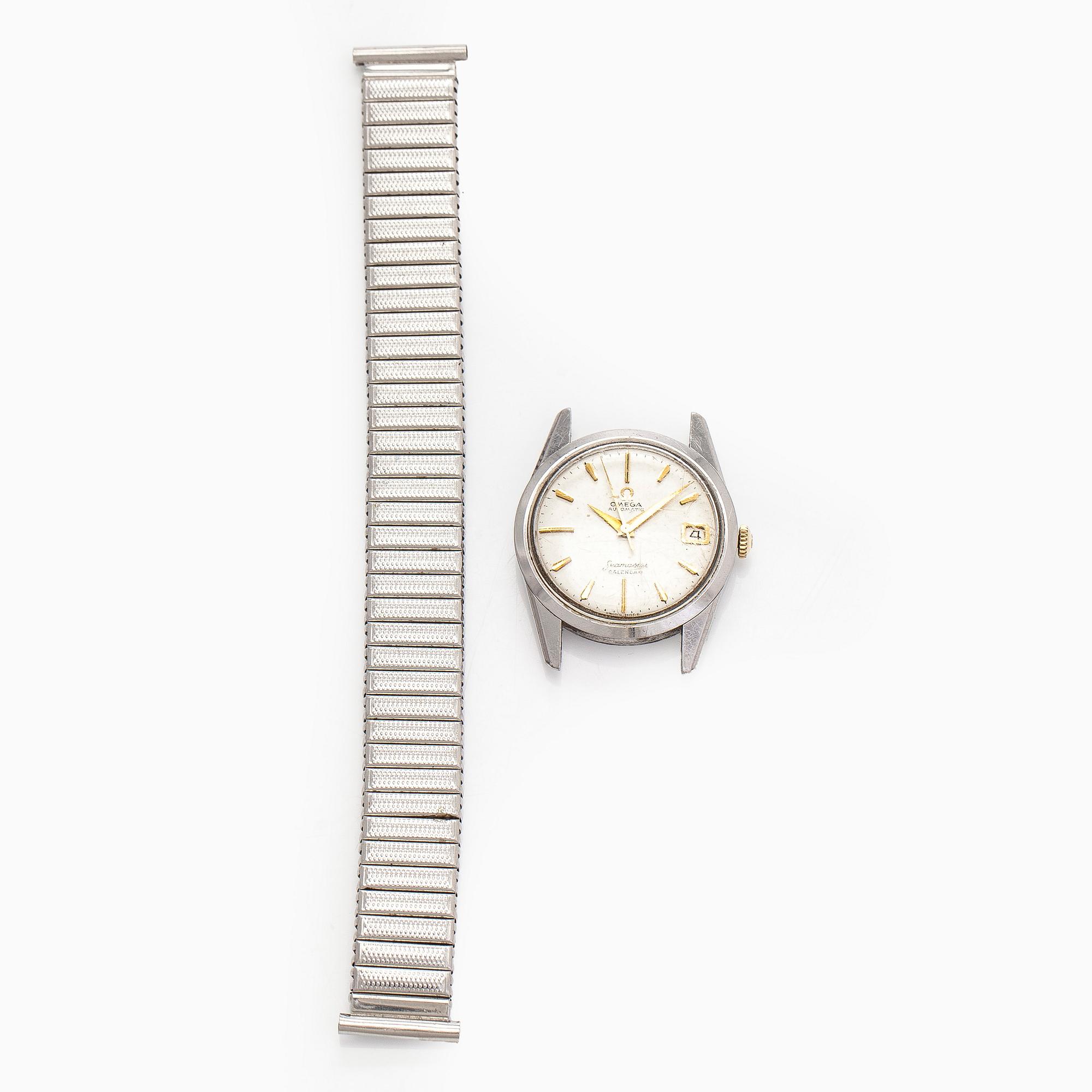 Omega, Seamaster, Calendar, wristwatch, 33.5 mm.