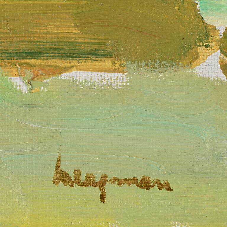 OKÄND KONSTNÄR, olja på duk, sign. 1900-talets andra hälft.