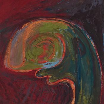 CO Hultén, gouache, signerad och utförd 1940.
