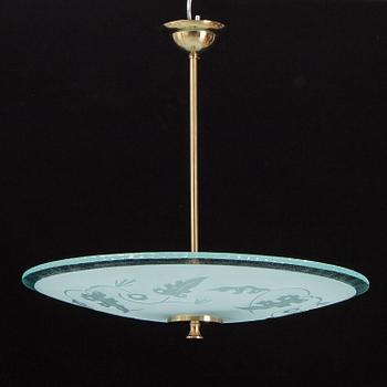 A 1940s ceiling light.