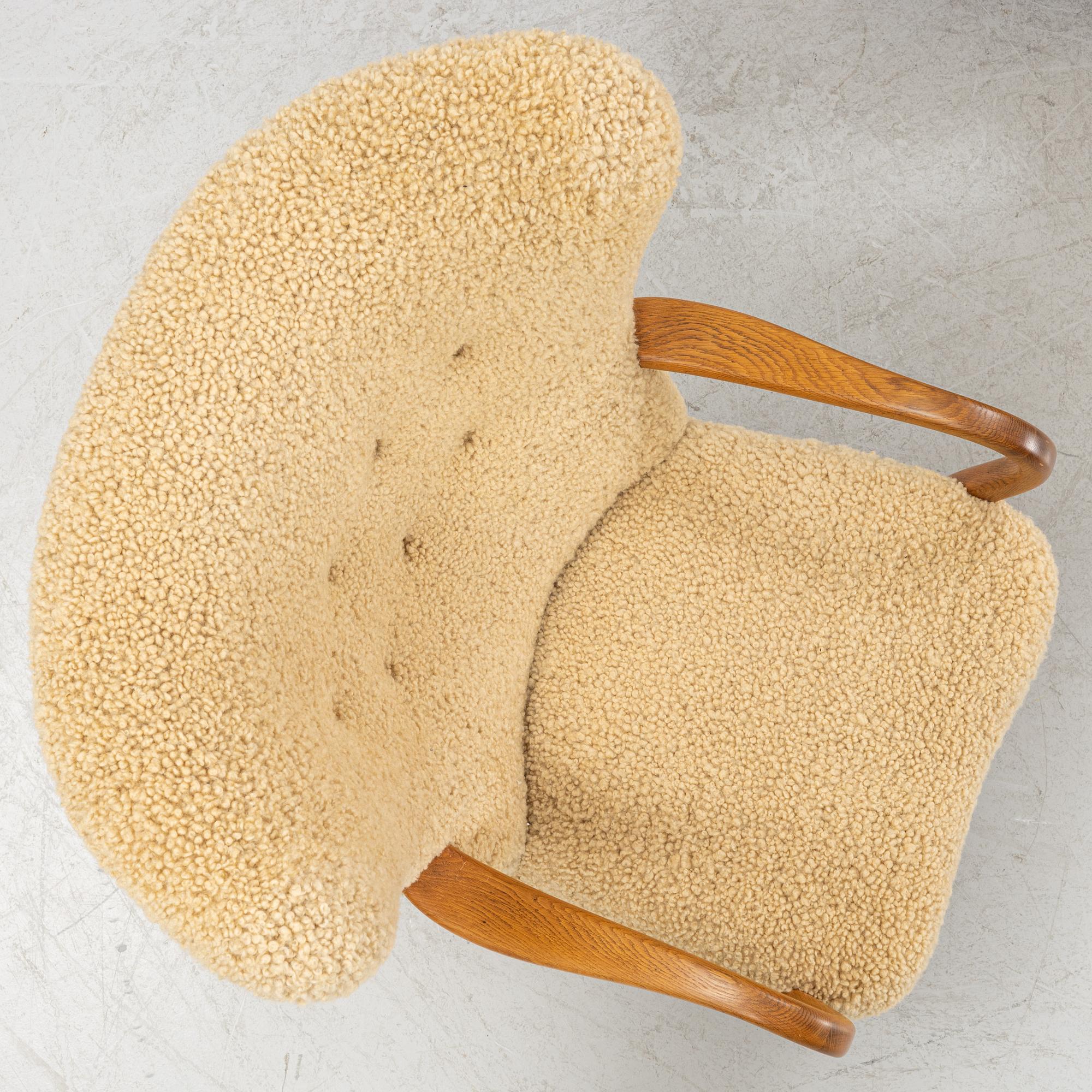 Alfred Christensen, tillskrivna, fåtöljer, ett par, Slagelse Møbelfabrik;Danmark 1950-tal.