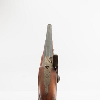 Lock pistol, Belgium 19th century.