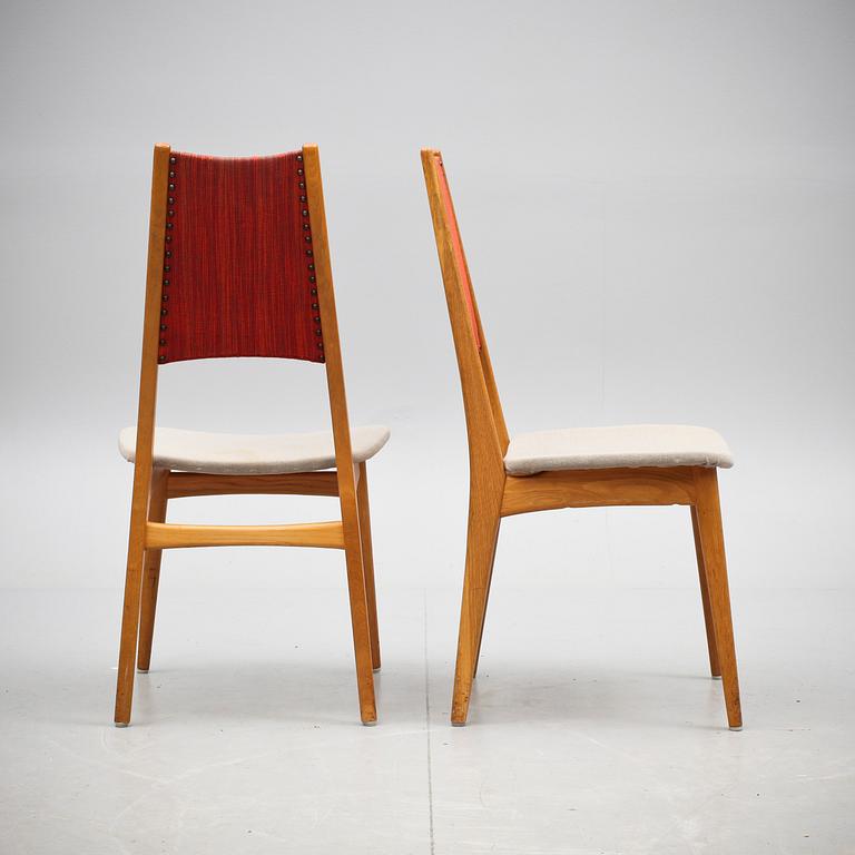 MATBORD, Bertil Fridhagen, Bodafors samt STOLAR, 4 st, 1900-talets andra hälft.