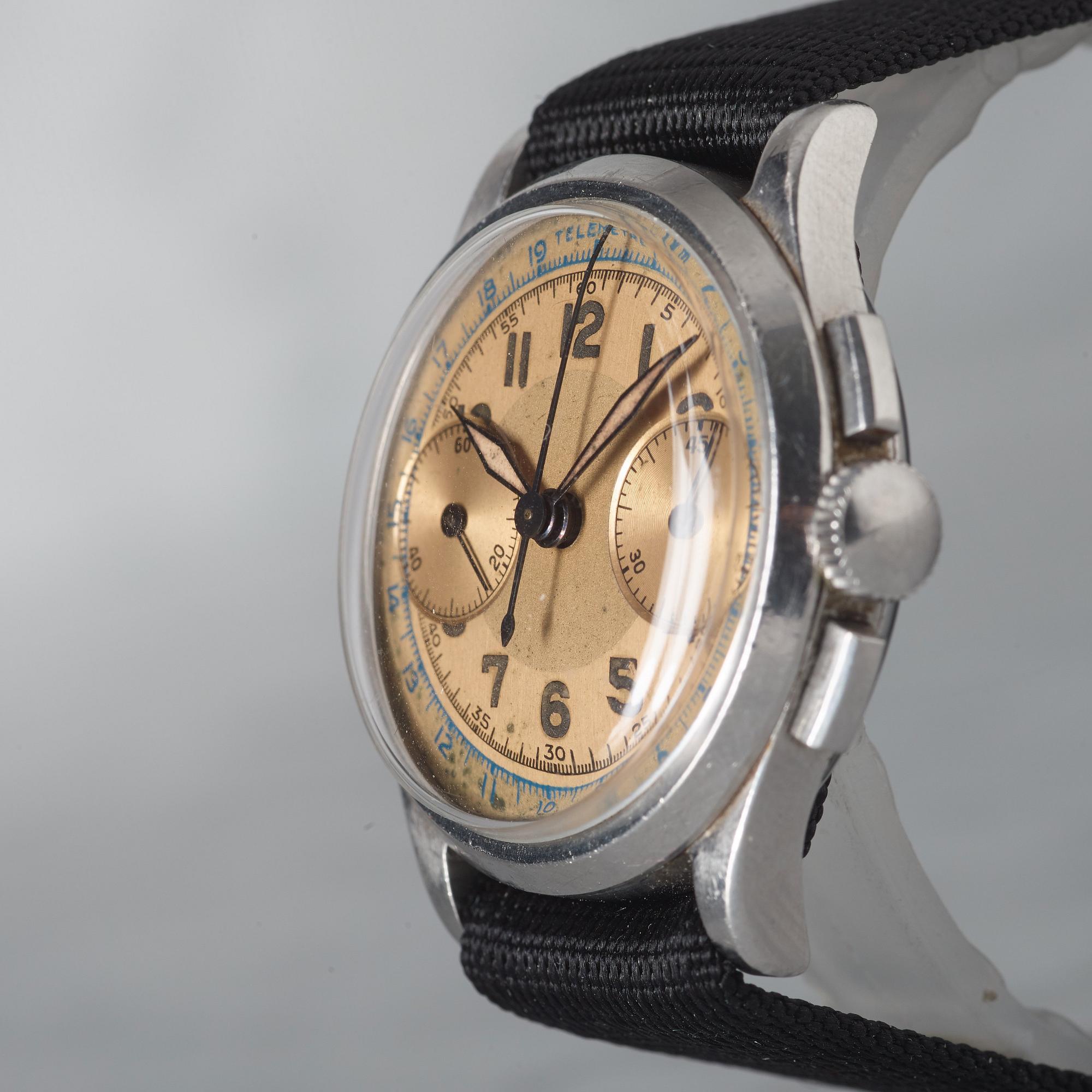 UNIVERSAL GENÈVE, chronograph, "Telemetre", wristwatch, 30,5 mm,