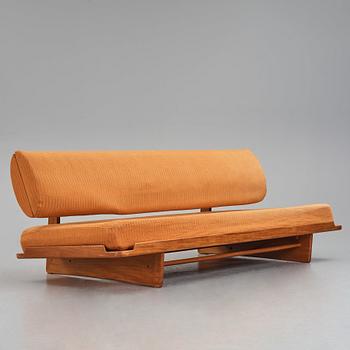 Grete Jalk, A teak sofa/daybed, Poul Jeppesen, Denmark, 1960's/1970's.