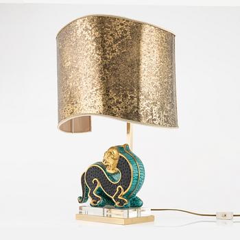 Bordslampa, Societa Porcellane Artistiche Firenze, Italien, 1970-80-tal.