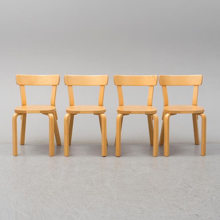 ALVAR AALTO, a five-piece birch dining suite from Artek, Finland.