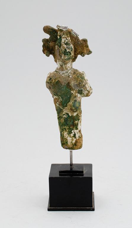 SKULPTUR, stenmassa/keramik, Egypten.