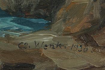 Albert Wenk, attributed to, Coastal Landscape.
