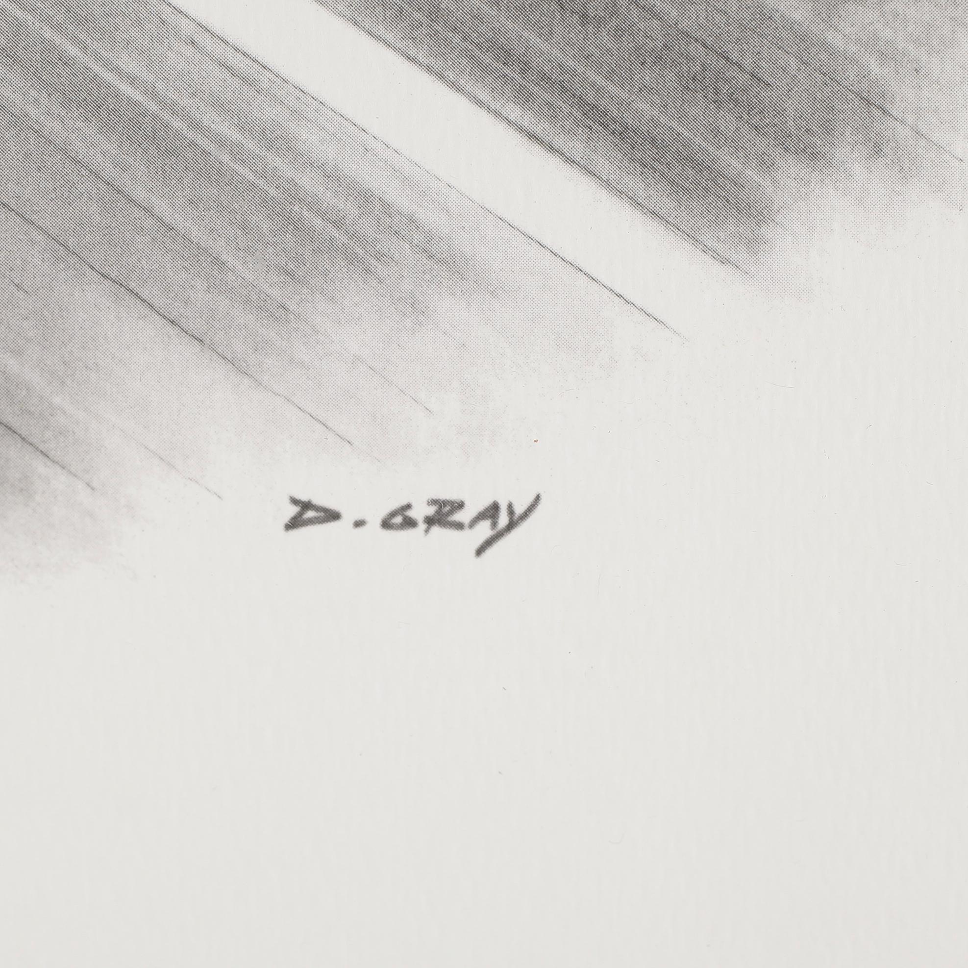 DAVID GRAY, 2 st, litografier, signerade samt med autografer bla Mario Andretti, numrerade 171/500 resp 280/500.