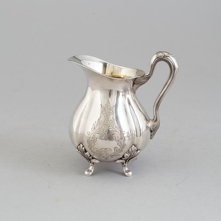KAFFESERVIS, 3 delar , silver. GAB, Stockholm, 1937.