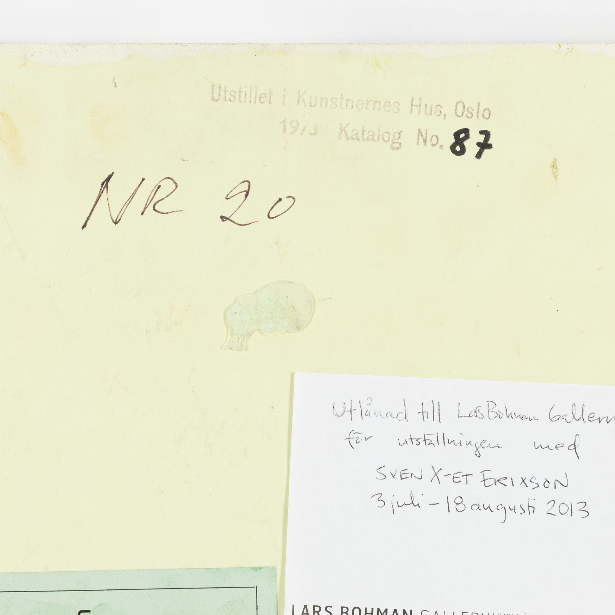 Sven X:et Erixson, "Flytande öar I".