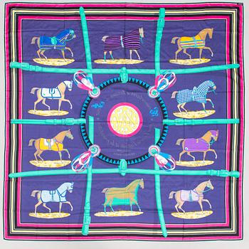Hermès, 'Couvertures et Tenues de Jour' scarf.