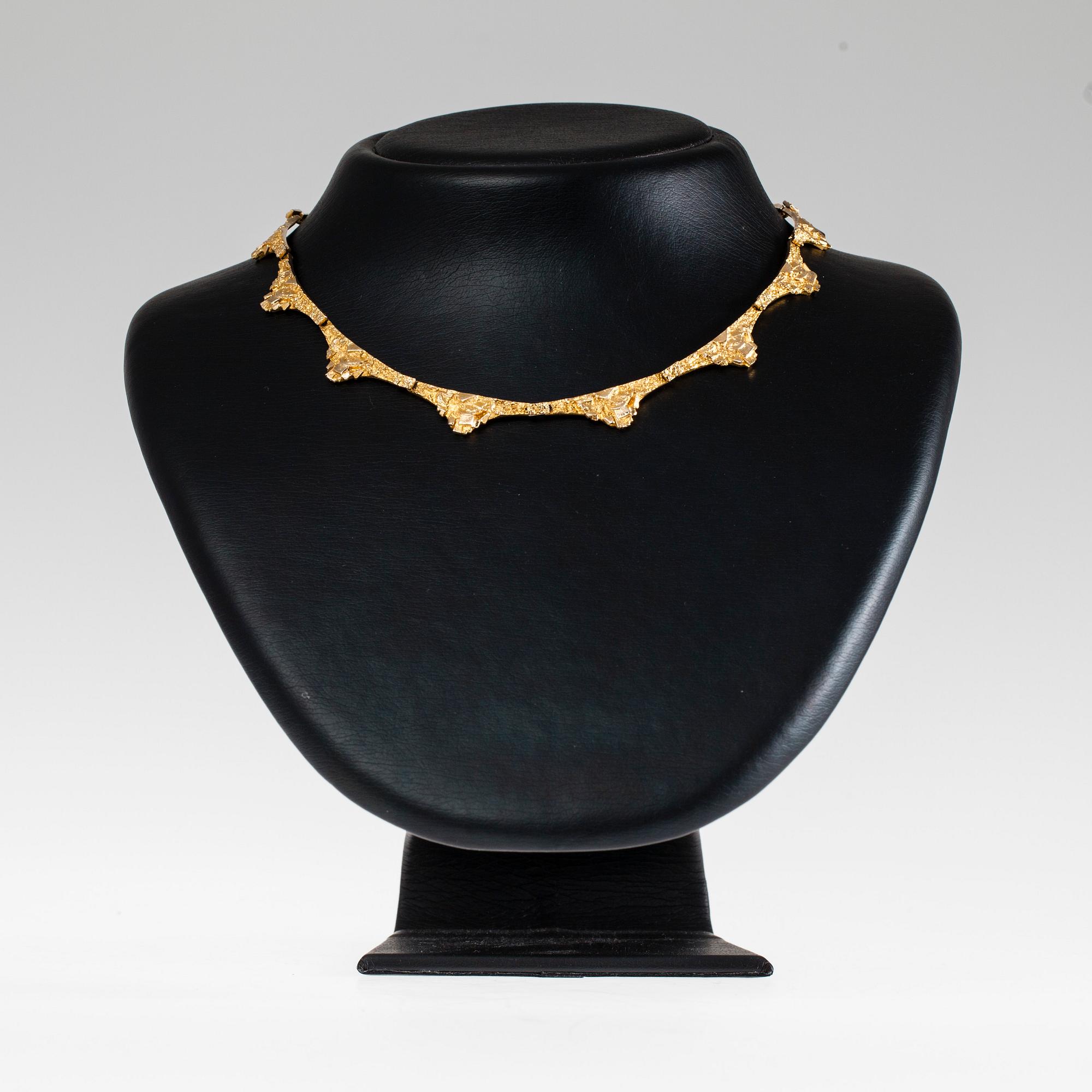 KAULAKORU, "Kaarisilta" 14K kultaa, Björn Weckström, Kruunu Koru / Lapponia 1968. Paino 30,3 g.