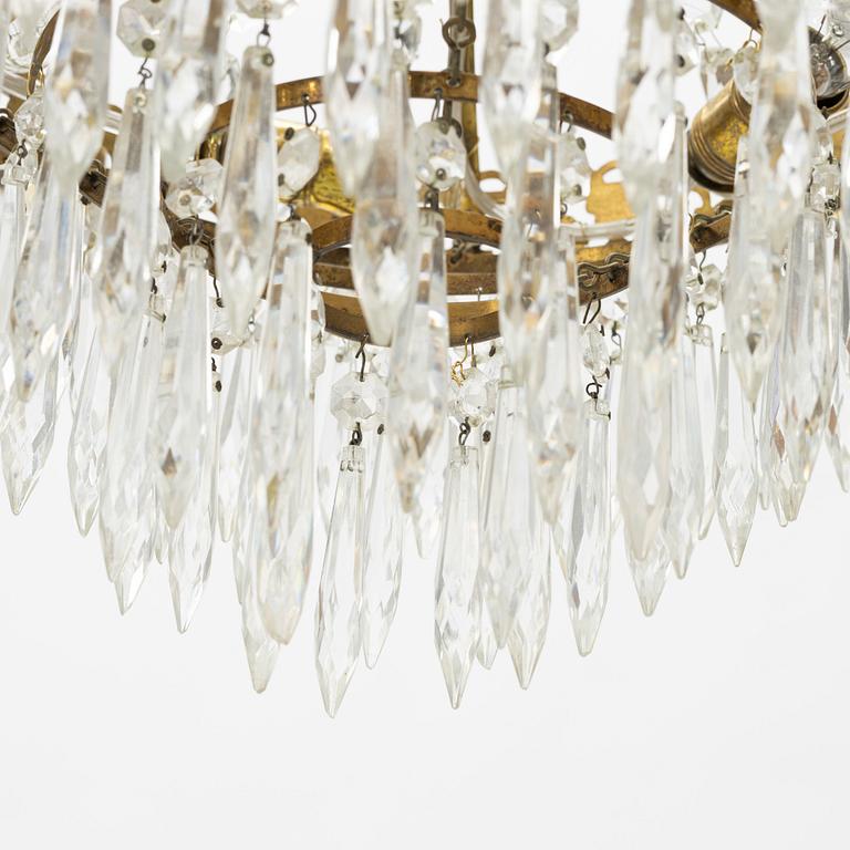 An Empire style chandelier, 20th Century.