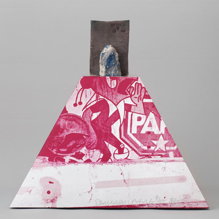 Robert Rauschenberg, "Araucan Mastaba, Roci Chile".