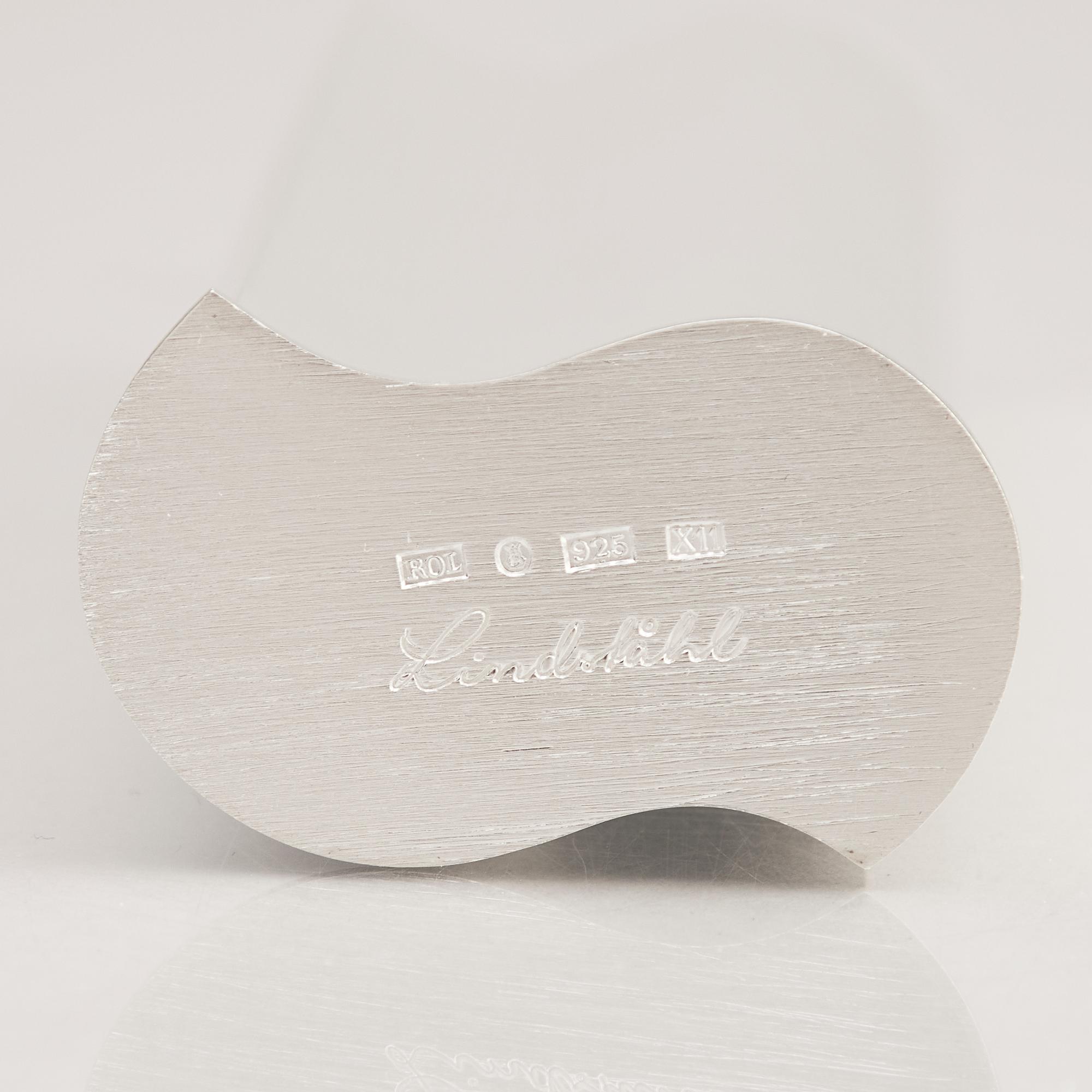 Rolf Lindståhl, vas, sterling silver, Stockholm 2020.