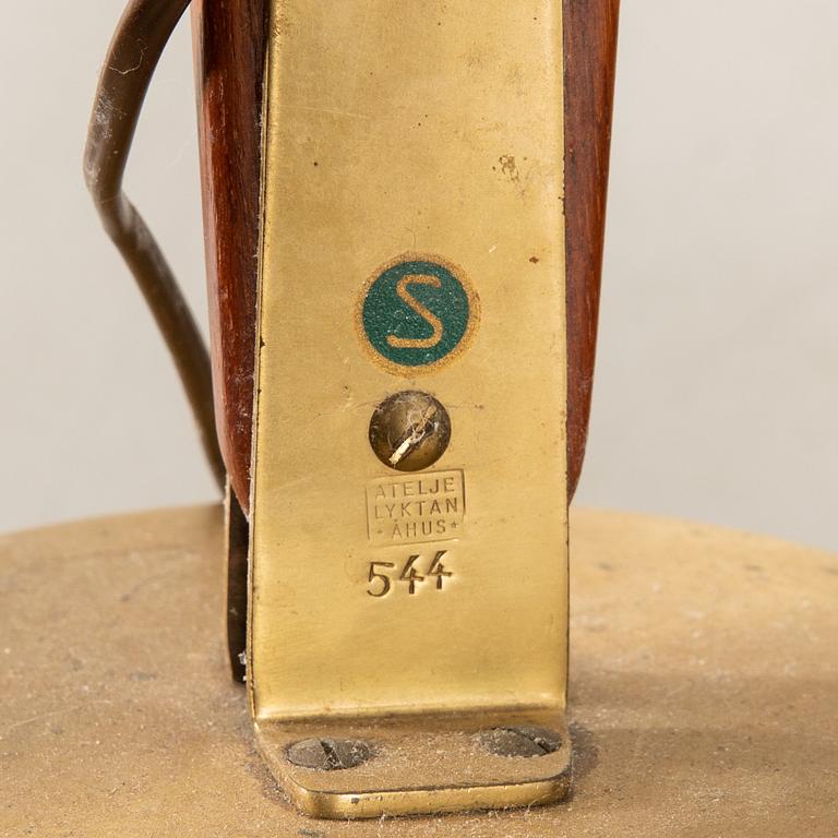 Hans Bergström, golvlampa, modell "544", ateljé Lyktan, Åhus, 1940-50-tal.