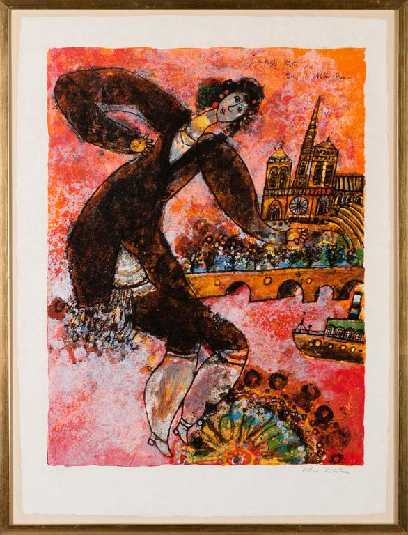 THEO TOBIASSE, litografi, signerad och märkt 94/175.