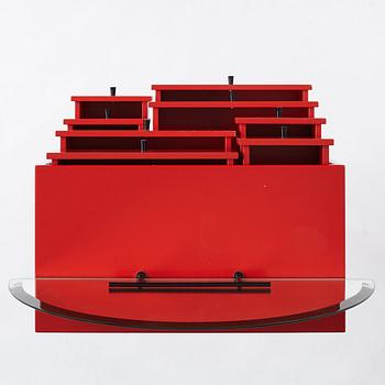 Kersti Sandin & Lars Bülow, a "Hommage Josef Frank" cabinet on stand, ed. 25/120, Karl Andersson & Söner, Sweden 1985.