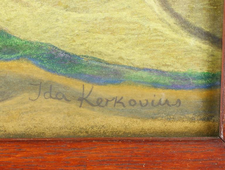 IDA KERKOVIUS, blandteknik, signerad.