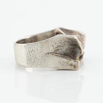 Björn Weckström, ring, "Sirene", silver,  Lapponia 1973.