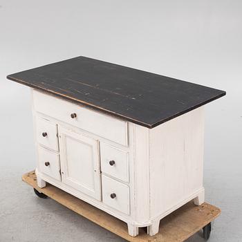Workbench/dresser, 19th century.