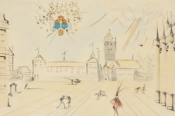 Salvador Dalí, "The Royal Castle, Stockholm".