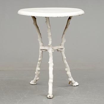 TRÄDGÅRDSBORD, gjutjärn, 1800-talets slut.