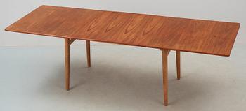 A Hans J Wegner teak dining table, Andreas Tuck, Denmark 1950's-60's.