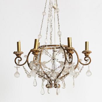A chandelier, second half of the 20th century.